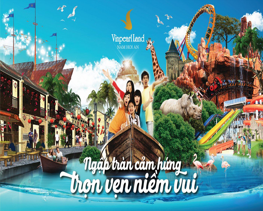 Voucher 2N1D: Vinpearl Nam Hội An + 3 bữa buffet + Vui chơi Vinpearl Land & Safari